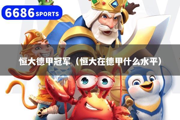 恒大德甲冠军（恒大在德甲什么水平）